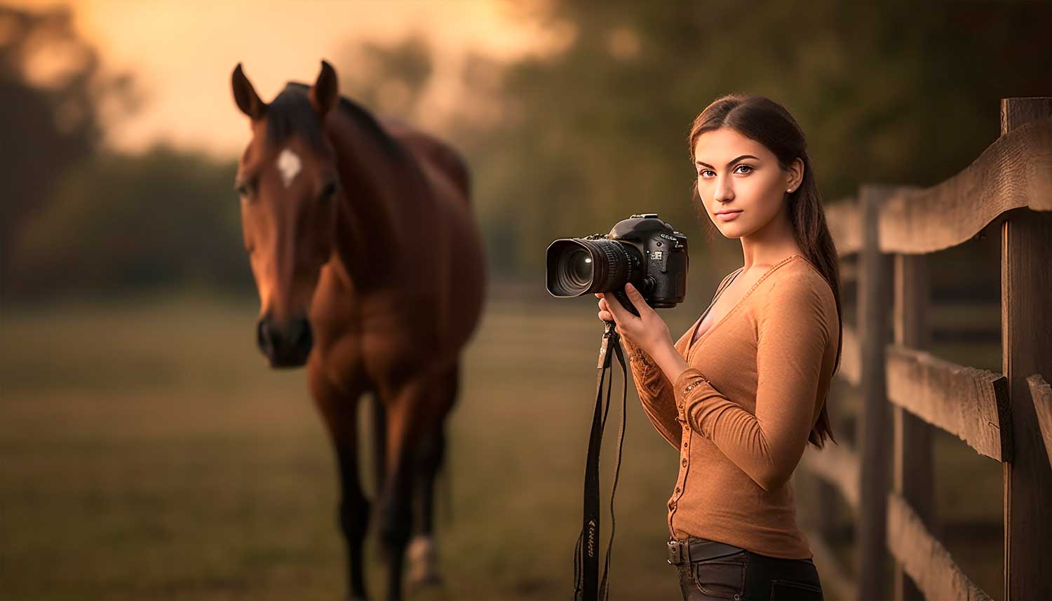 Фотосессия с лошадьми
